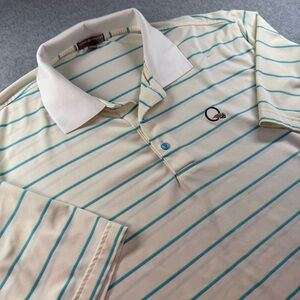 Peter Millar Summer Comfort Performance Golf Shirt XL Quail Hollow Embroidery